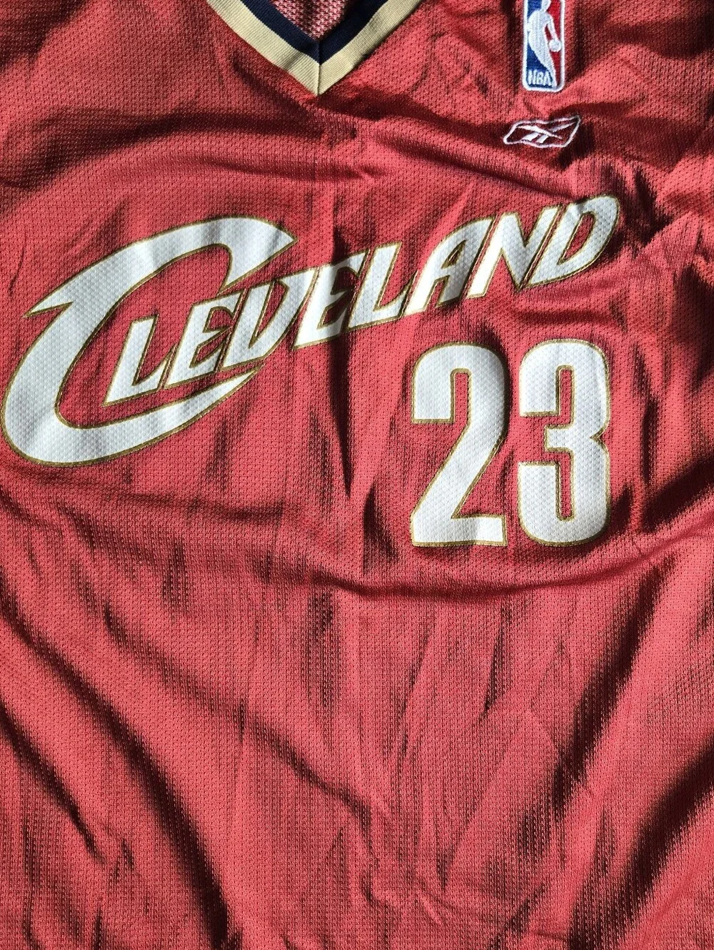 Vintage LeBron James #23 Cleveland Cavaliers Rookie Year Reebok Men Large Jersey